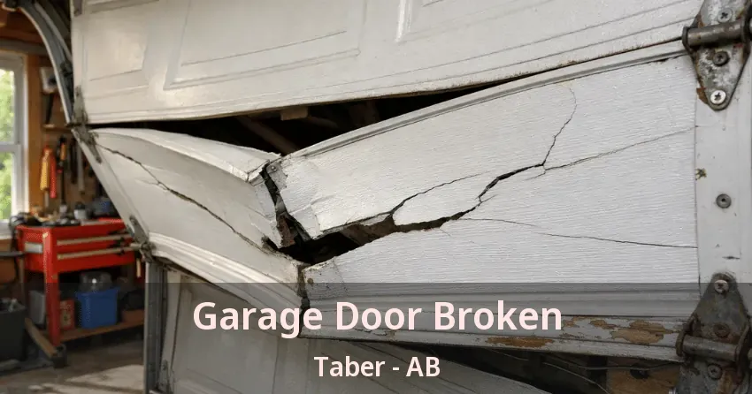 Garage Door Broken Taber - AB