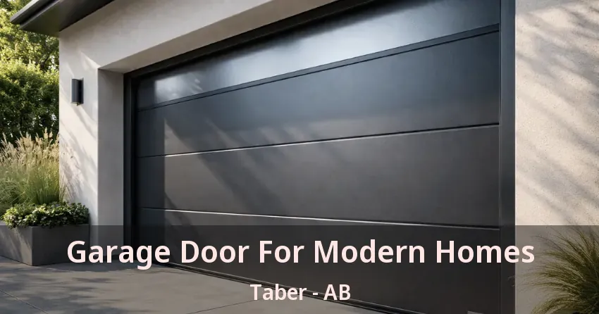 Garage Door For Modern Homes Taber - AB